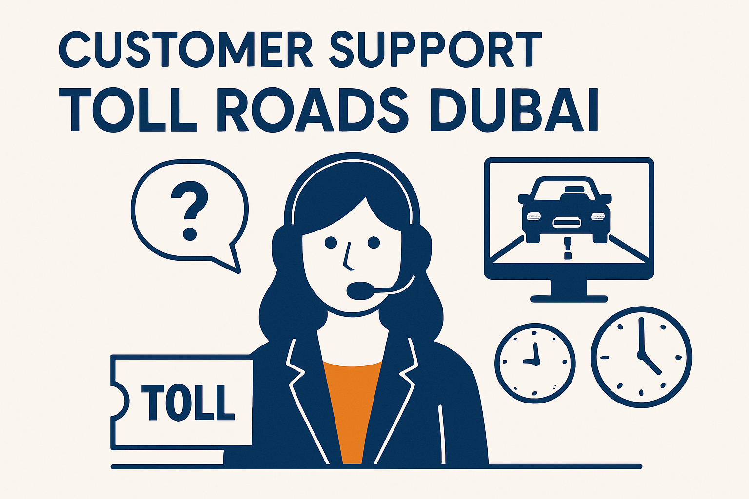 Customer Support for Toll Roads Dubai